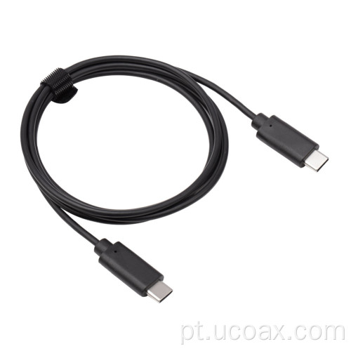 Conjunto de cabos USB Cabo USB4 tipo C